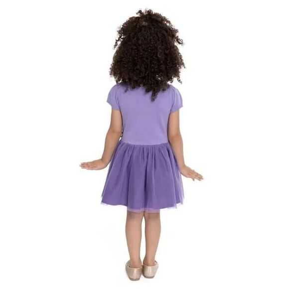 Disney Wish Asha Toddler Girls, Cosplay Purple Sweater Dress, Size 3T - Picture 3 of 3